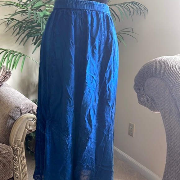 Studio West Dresses & Skirts - Studio West Apparel Blue Skirt